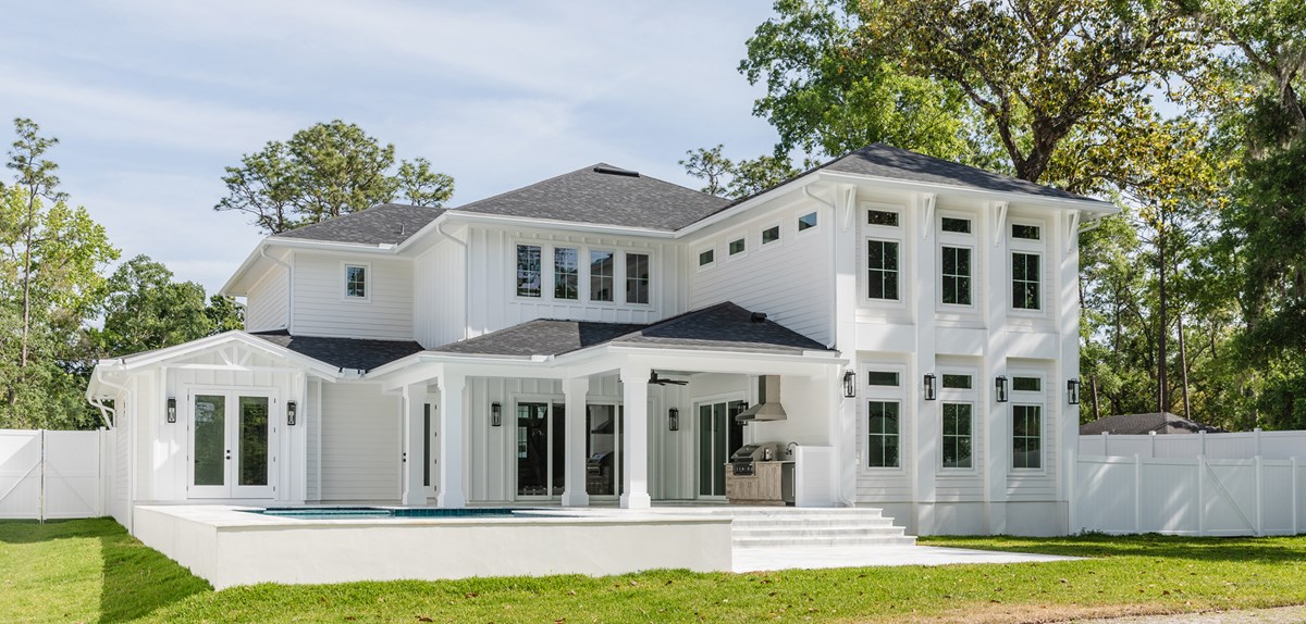 Julington Creek Coastal Estate Exterior Rear