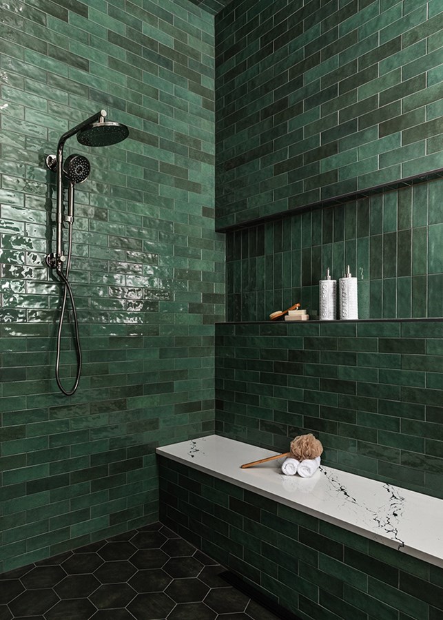Julington Creek Coastal Estate Green Shower