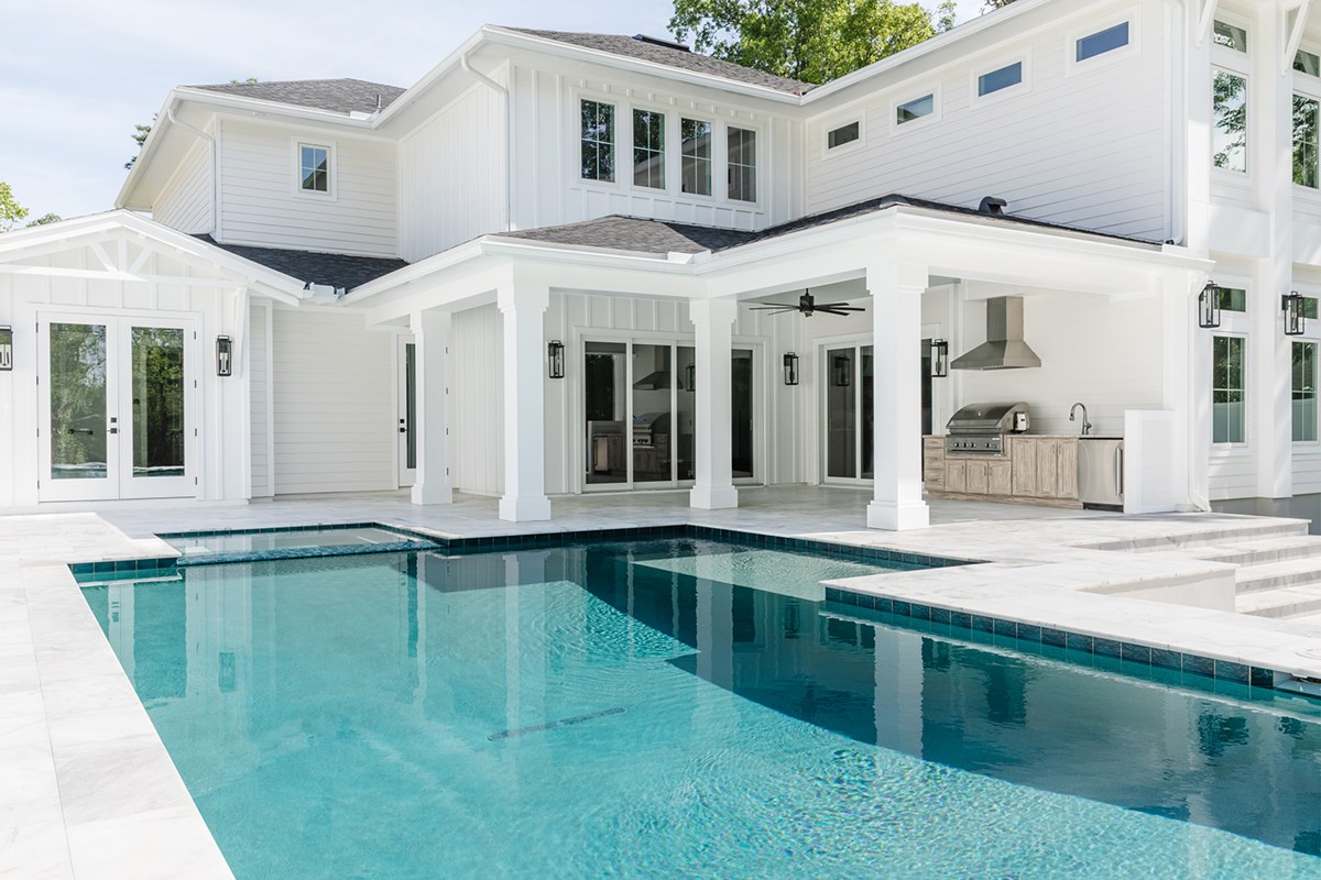 Julington Creek Coastal Estate Exterior Pool