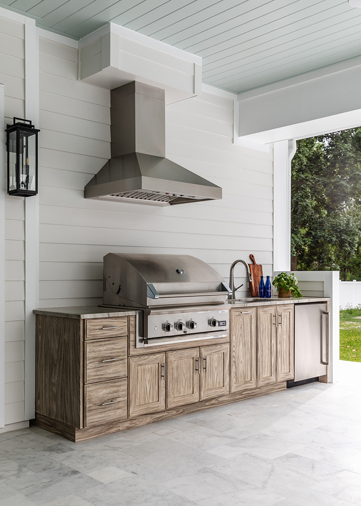 Julington Creek Coastal Estate Outdoor Kitchen