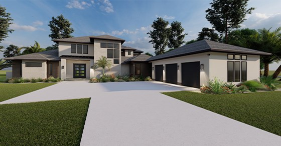 Luxury Contemporary Modern Style House Plan 9044 Luxury Contemporary Modern Style