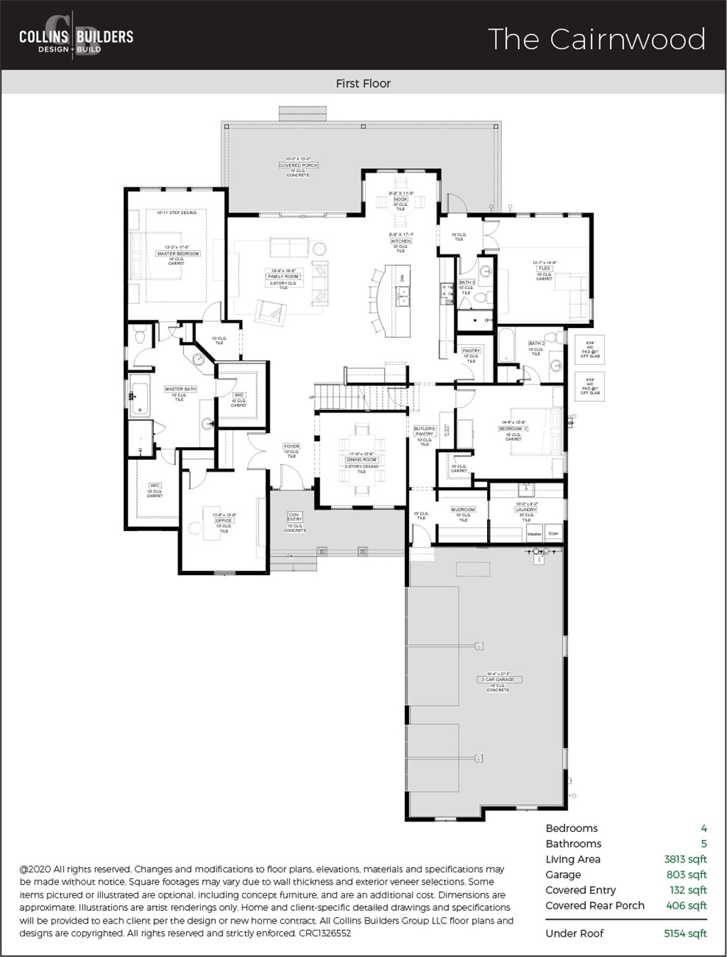Floor Plan The Cairnwood First Floor